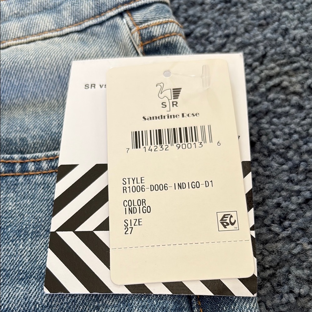 Sandrine Rose Indigo Jeans NWT - Picture 7 of 8